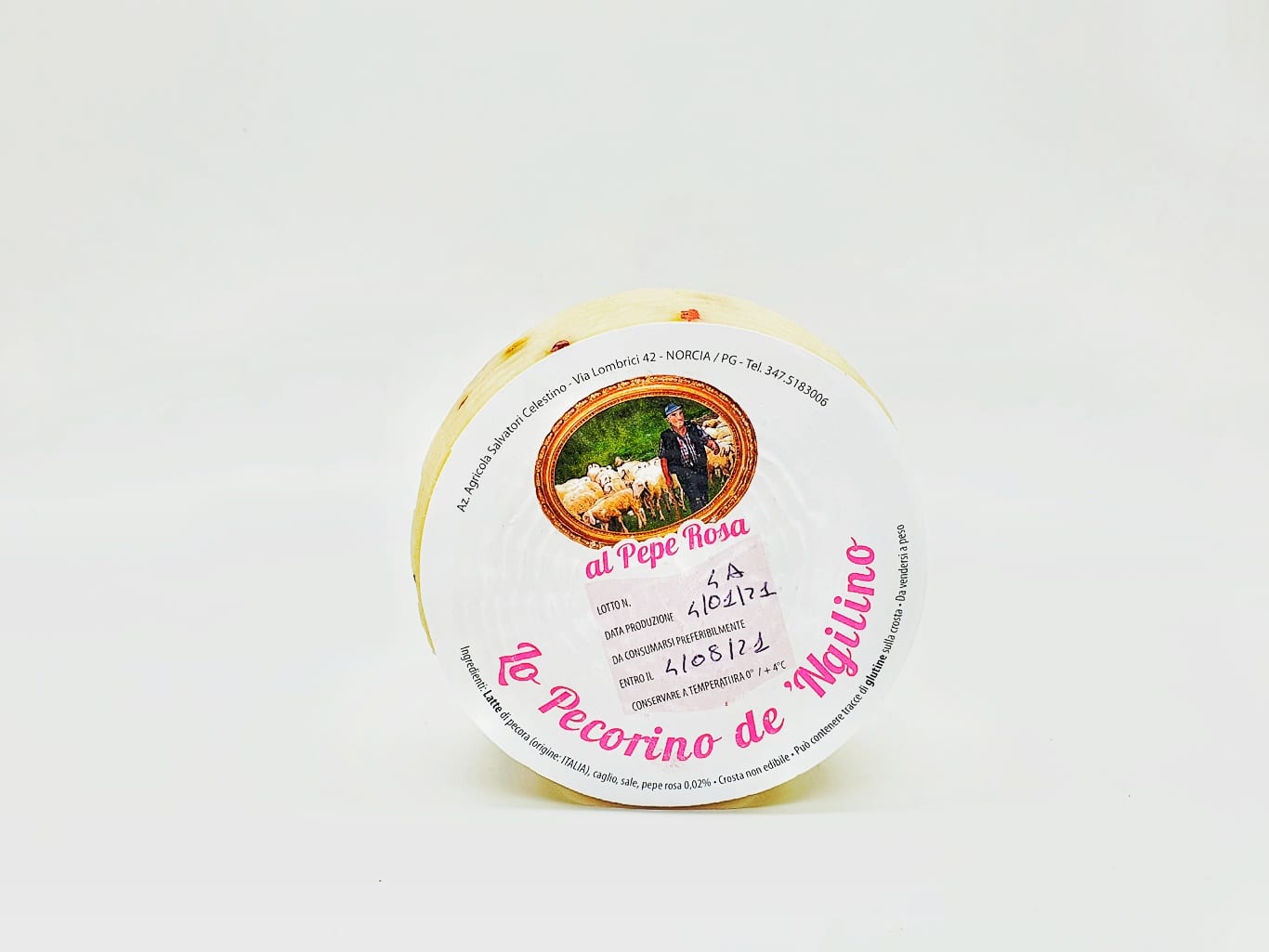Pecorino al Pepe Rosa Azienda Agricola Salvatori Norcia